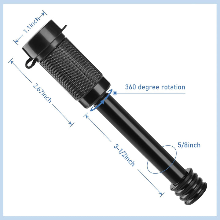 2 Pack Trailer Hitch Lock, Hitch Pin Lock with 5/8 Inch Diameter Anti - Theft Hitch Locking Pin for 2 Inch & 2 - 1/2 Inch Receiver, Black. - Just Closeouts Canada Inc.