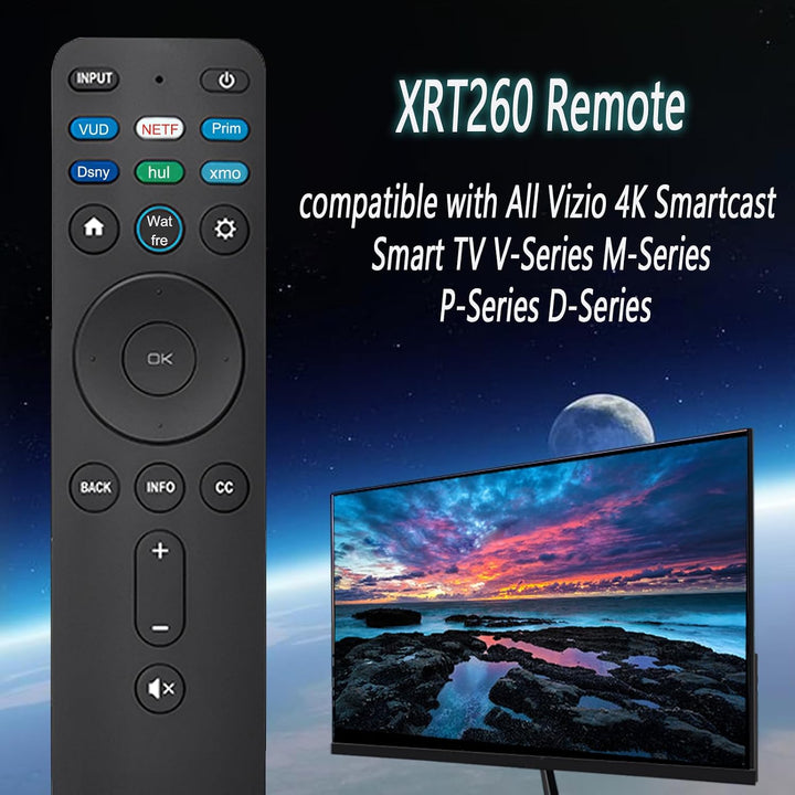 2-Pack XRT260 Replacement Remotes for Compatible Vizio Smartcast TVs - Just Closeouts Canada Inc.