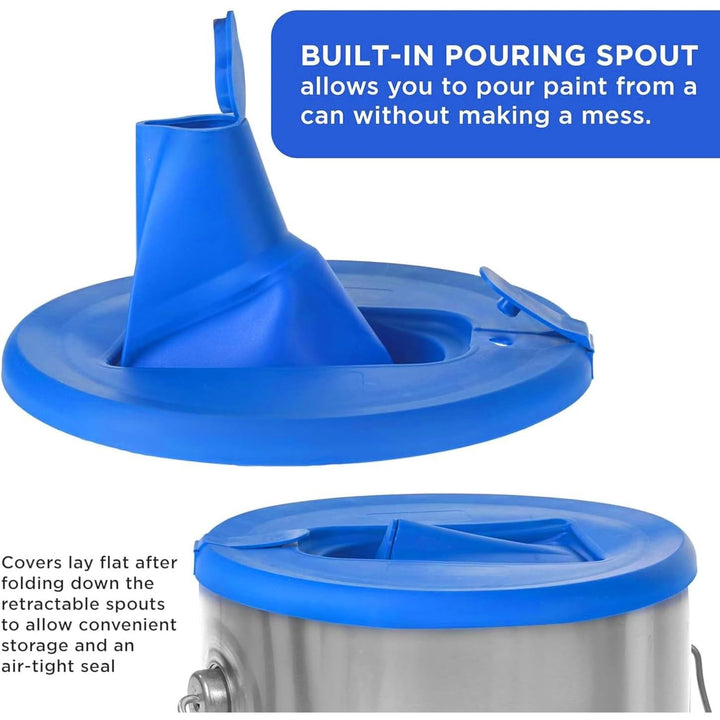 2 Paint-Can Pour Spout Lids for Standard 1-Gallon Cans - Just Closeouts Canada Inc.
