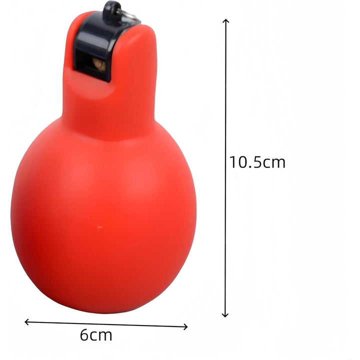 2 PCS Hand Squeeze Whistles, Lightweight Trainer Whistle, Loud Coaches Sports Whistle with Two Lanyards for Sports, Camping, Walking, Trekking, Survival Kit (Orange and Blue) - Just Closeouts Canada Inc.