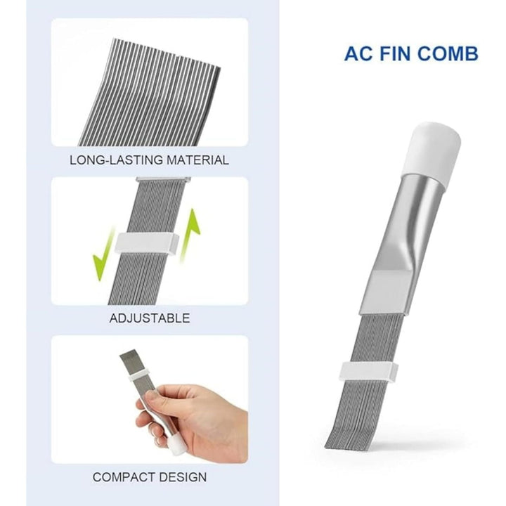 2-Piece Air Conditioner Coil Cleaning Brush and Fin Comb Kit - Just Closeouts Canada Inc.