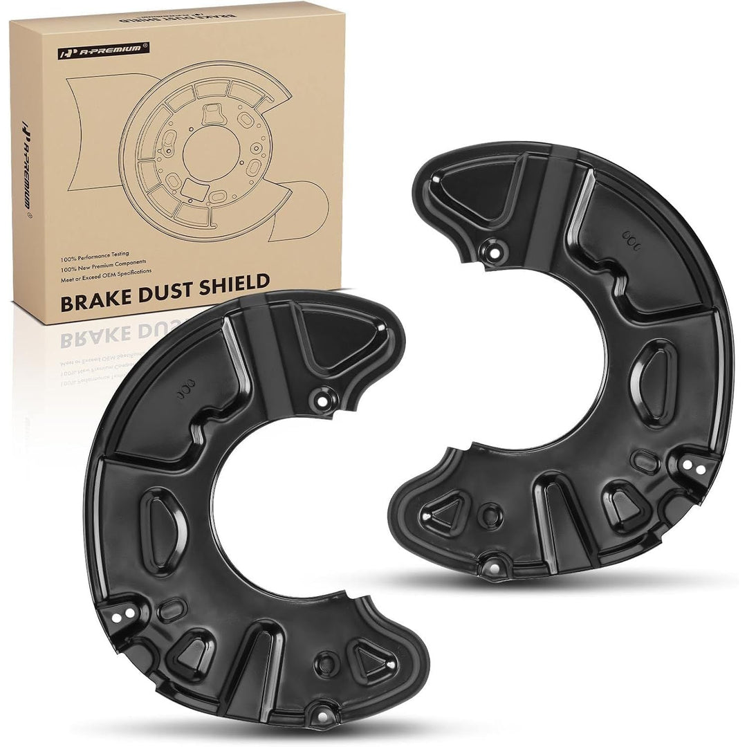 2-Piece Brake Dust Shield Set for Select C-Class, E-Class, CLS & GLK - Just Closeouts Canada Inc.