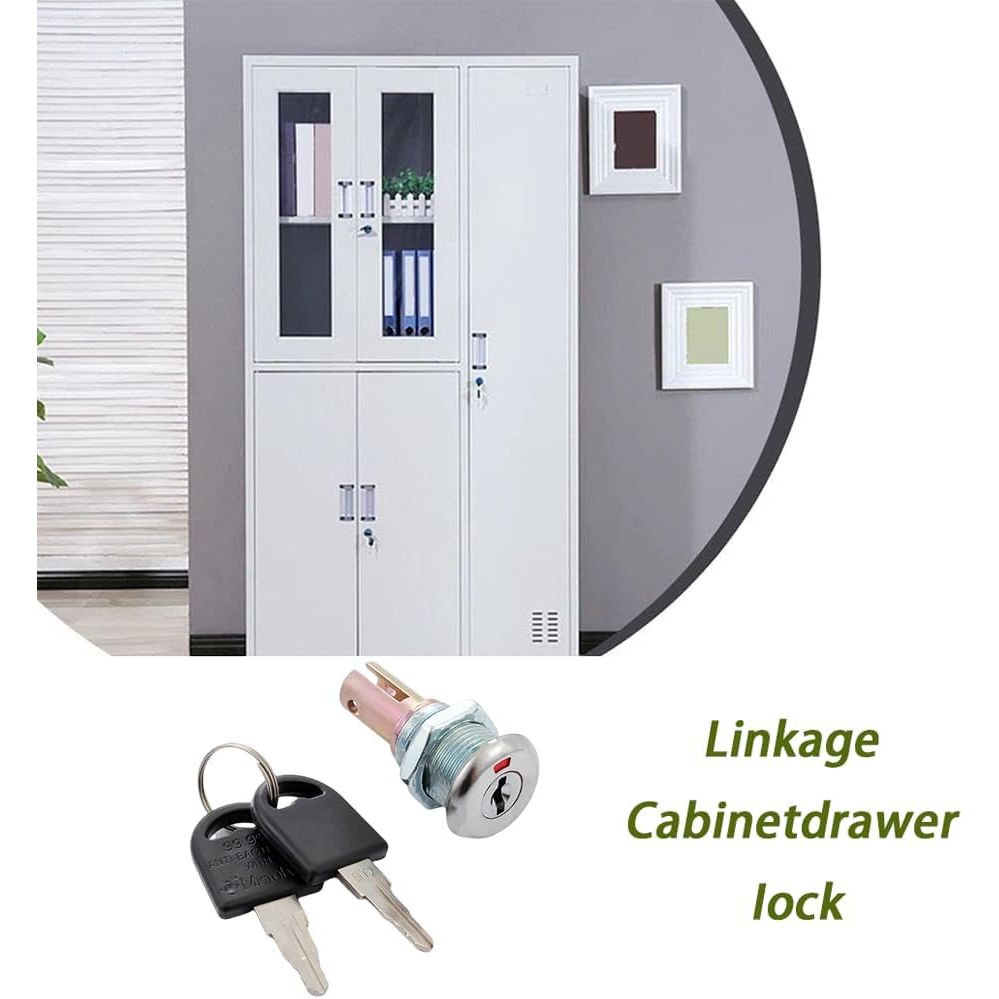 2-Piece Cabinet and Toolbox Lock Set with Keys - Just Closeouts Canada Inc.