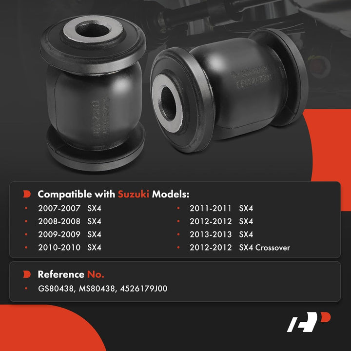2-Piece Front Lower Forward Control Arm Bushings for Suzuki SX4 2007–2013 - Just Closeouts Canada Inc.