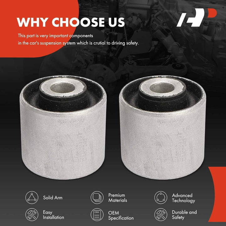 2-Piece Front Lower Outer Control Arm Bushings for Audi & Volkswagen - Just Closeouts Canada Inc.