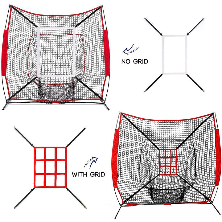 2 Red and White Baseball Pitching Strike-Zone Targets - Just Closeouts Canada Inc.