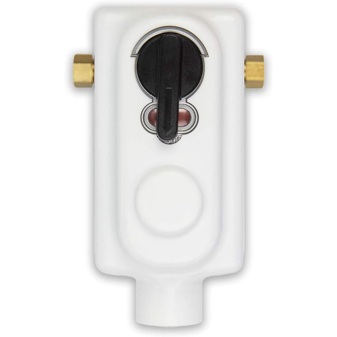 2-Stage Auto Changeover LP Propane Gas Regulator for RVs, Vans, Trailers, Silver - Just Closeouts Canada Inc.