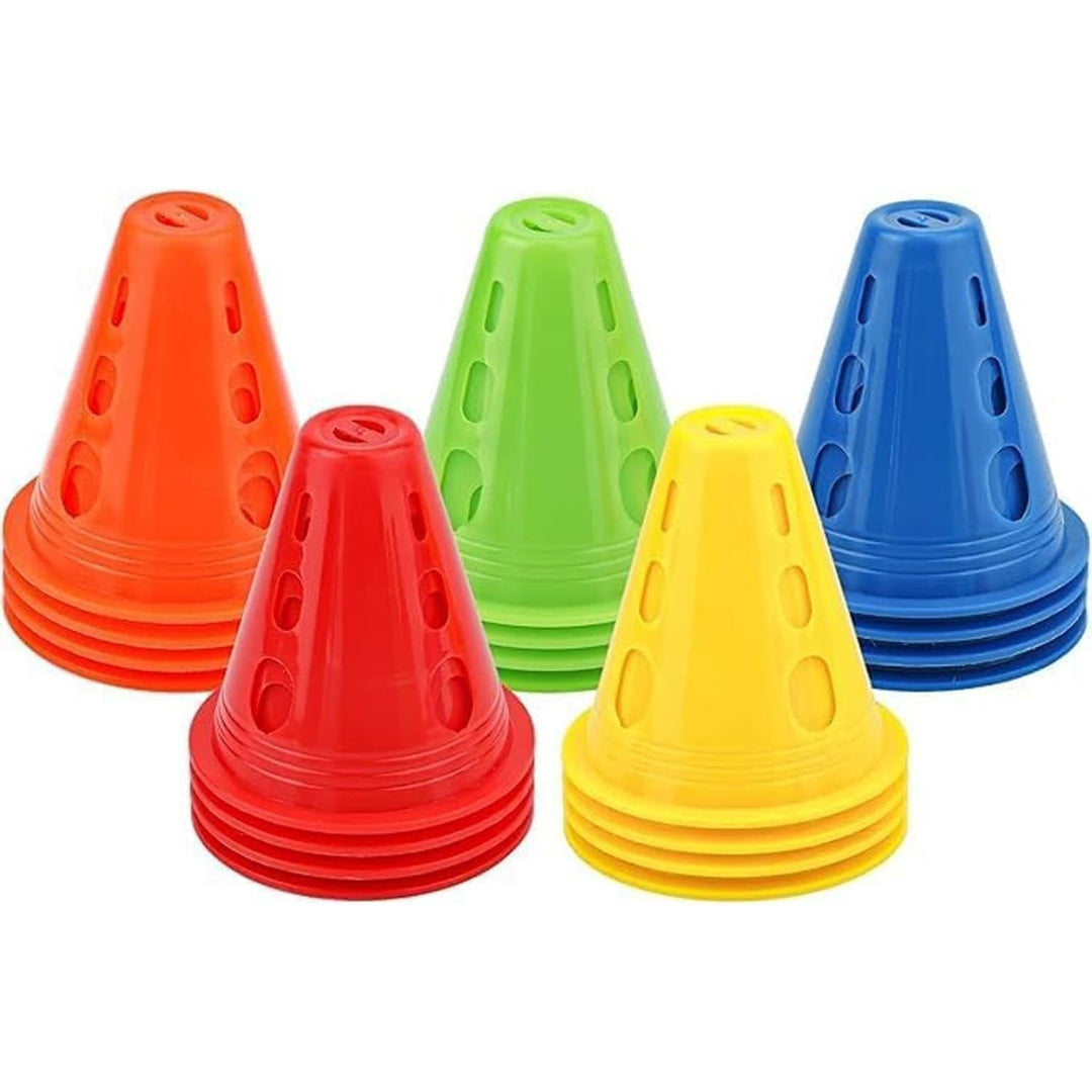 20 Multicolour Mini Soccer Training Cones, 3-Inch - Just Closeouts Canada Inc.