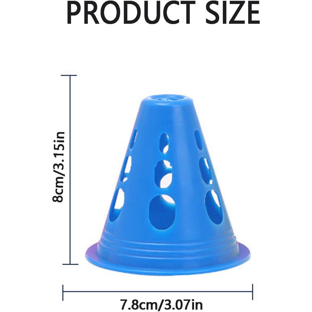 20 Multicolour Mini Soccer Training Cones, 3-Inch - Just Closeouts Canada Inc.
