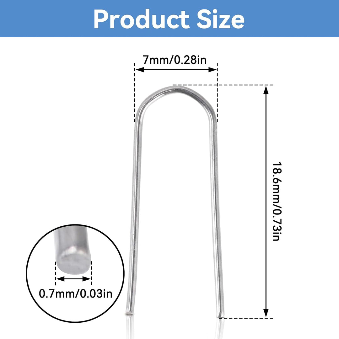 200 Nichrome U-Hooks for Glass Fusing and Ceramics - Just Closeouts Canada Inc.X003WW2II1