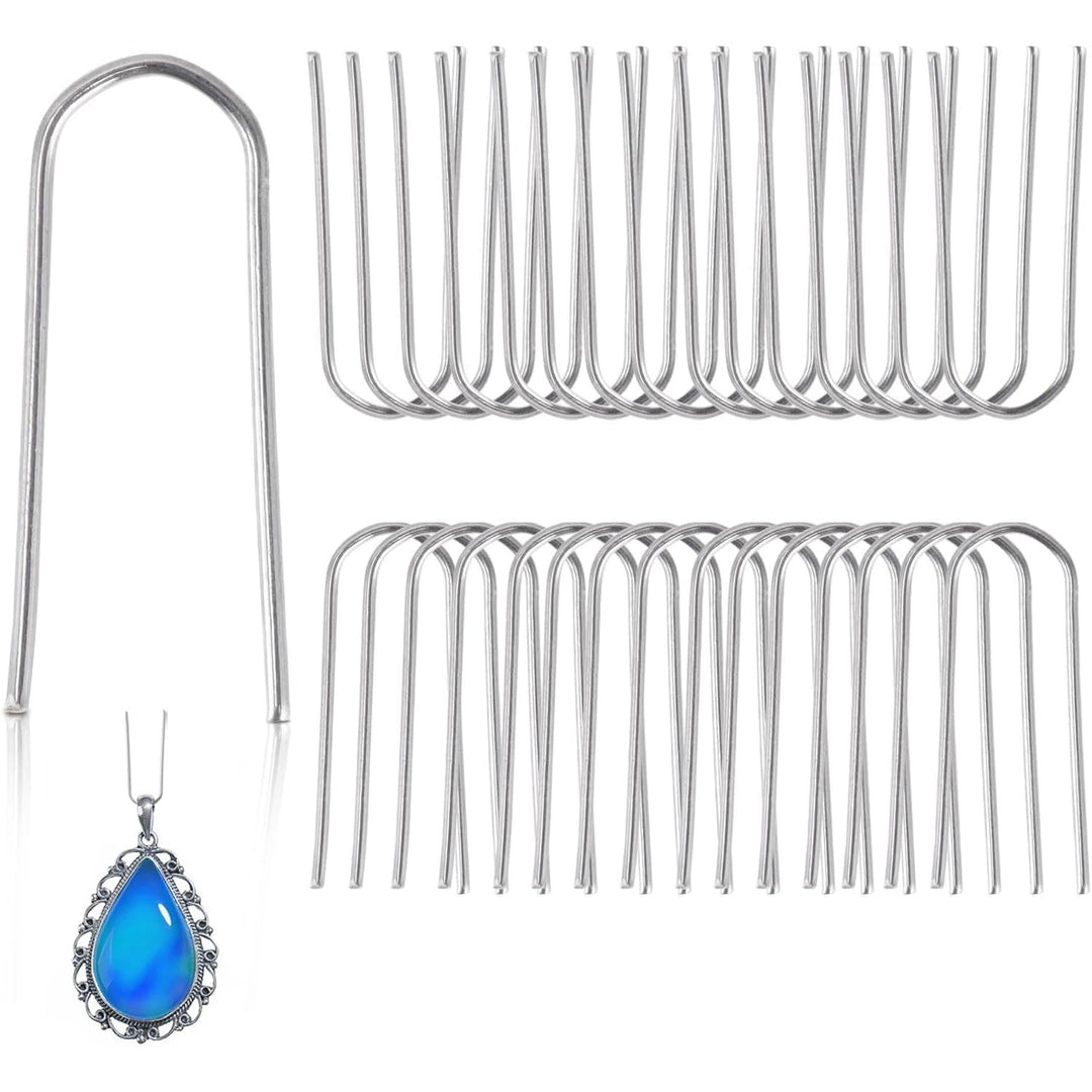 200 Nichrome U-Hooks for Glass Fusing and Ceramics - Just Closeouts Canada Inc.X003WW2II1