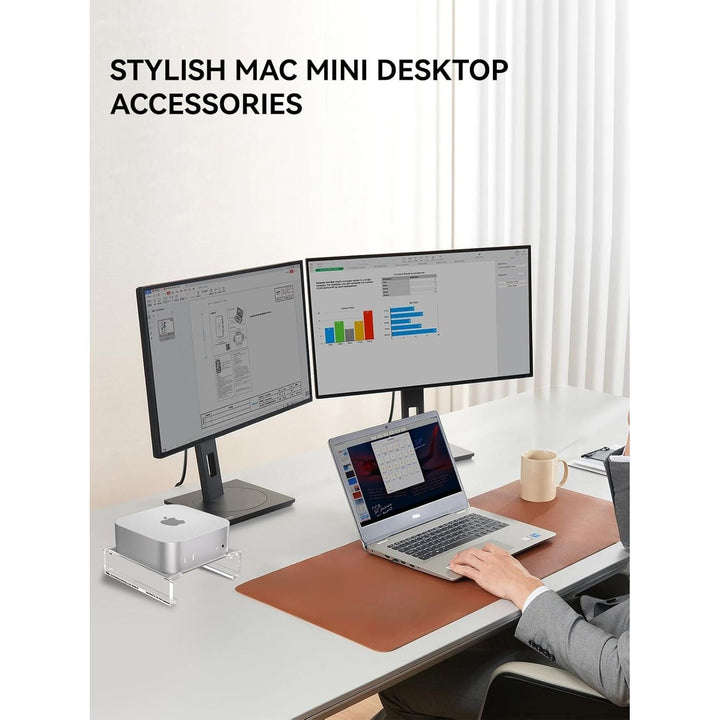 2024 Mac mini Computer Stand,Desk Mount for Mac mini M4/M4 Pro, Provides Better Air Flow Heat Dissipation and Support.Anti - Slip and Drop - Off Design. - Just Closeouts Canada Inc.X004IHDPJ5