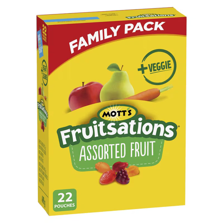 Mott's Fruitsations Assorted Fruit 22ct 498g