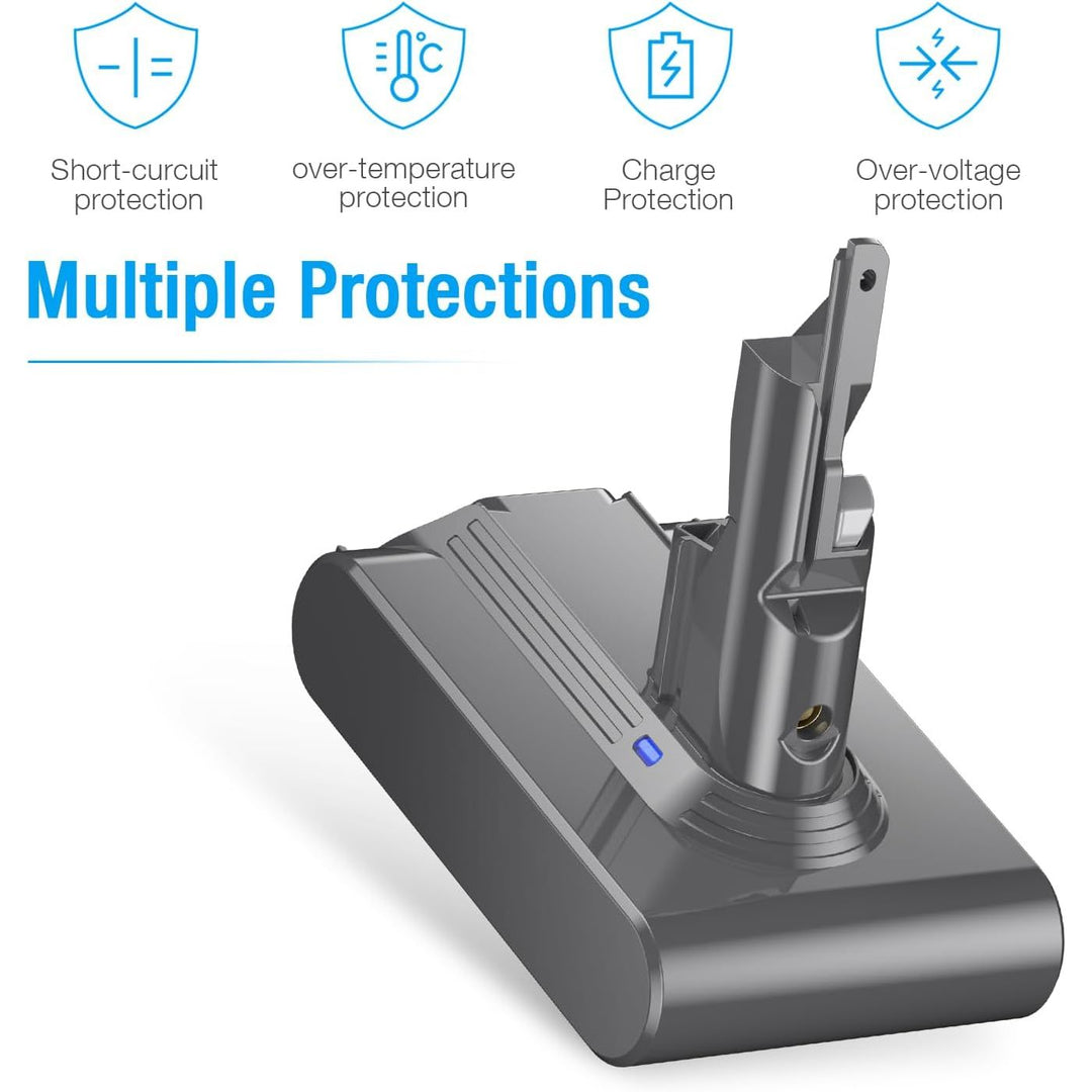 21.6V 4.0Ah Replacement for V7 Battery Compatible with Dyson SV11 V7 Motorhead V7 Animal V7 Trigger V7 HEPA V7 Car+Boat V7 Absolute Handheld Vacuum Cleaners - Just Closeouts Canada Inc.X004Q3CBCN