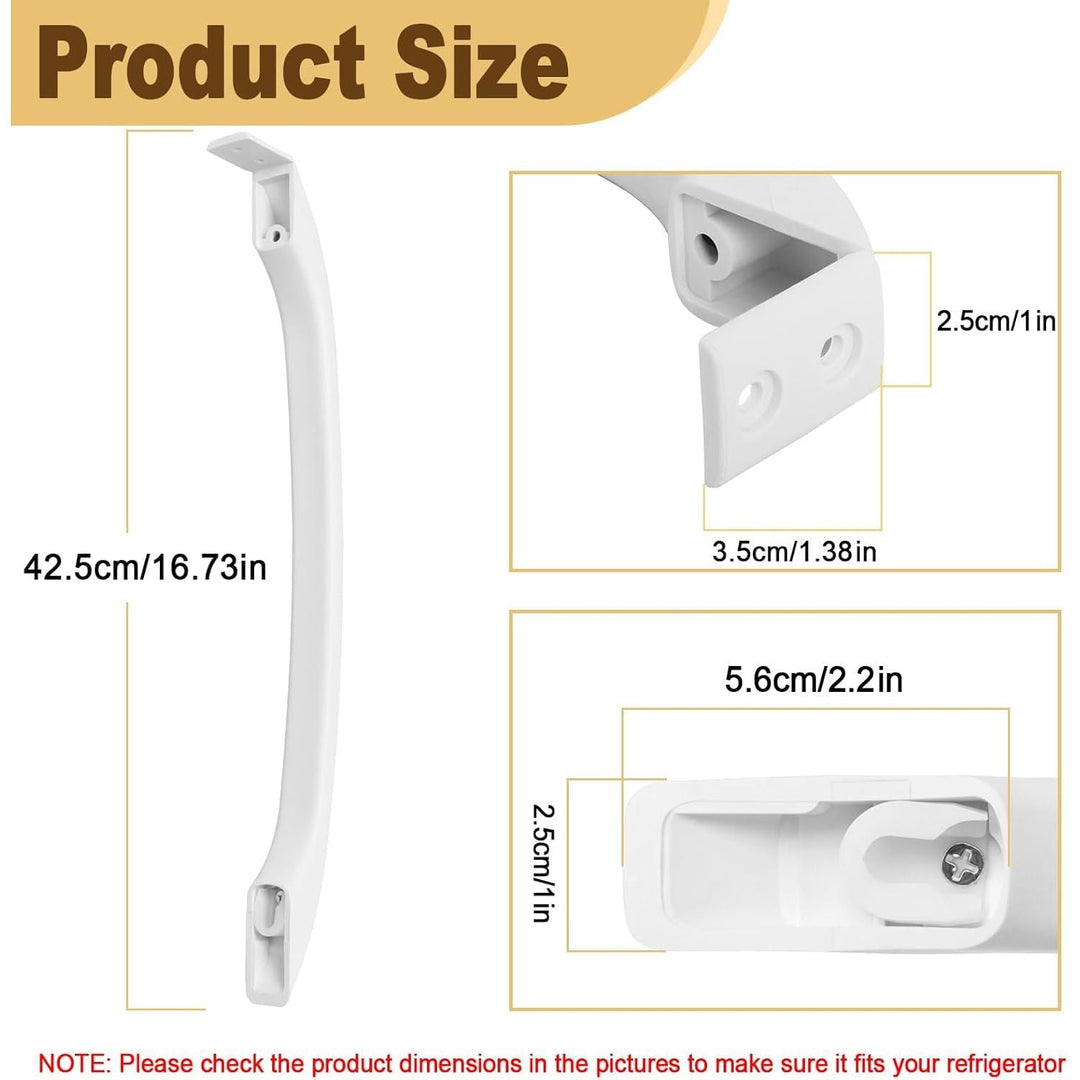 218428101 Refrigerator Door Handle Replacement Compatible with Frigidaire, Replaces AP2114539, 241711801, AH427922, EA427922, PS427922 - Just Closeouts Canada Inc.
