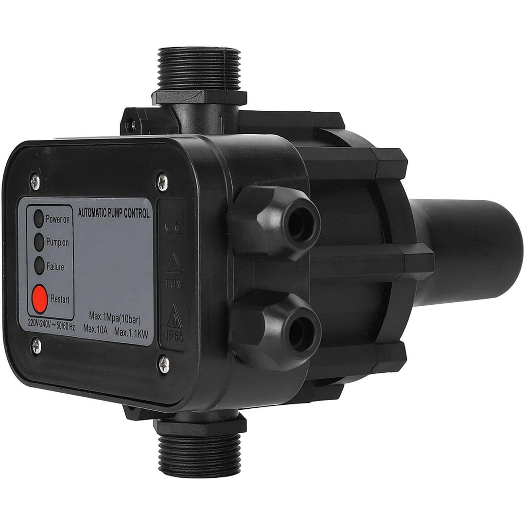 220V Electronic Water Pressure Controller Adjustable Automatic Pressure Switch for Self-Priming Pump - Just Closeouts Canada Inc.X004UEPLON