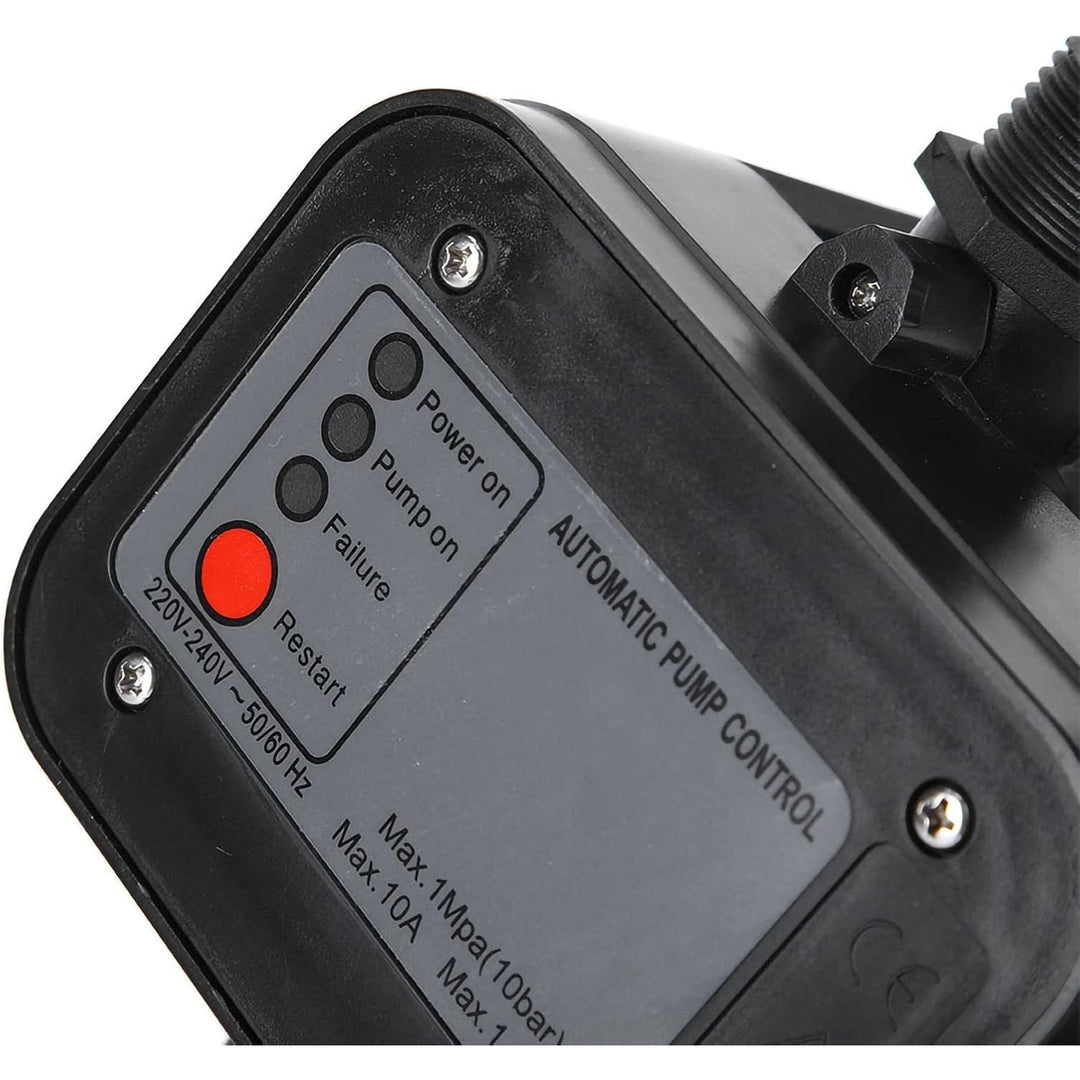 220V Electronic Water Pressure Controller Adjustable Automatic Pressure Switch for Self-Priming Pump - Just Closeouts Canada Inc.X004UEPLON