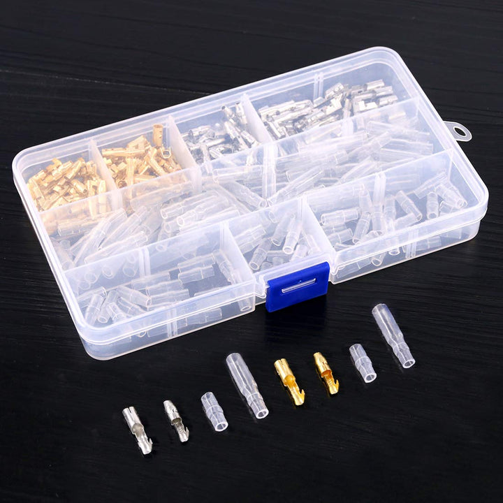 240-Piece 3.9 mm Bullet Connector Kit with Insulation Sleeves - Just Closeouts Canada Inc.X001V49VOL