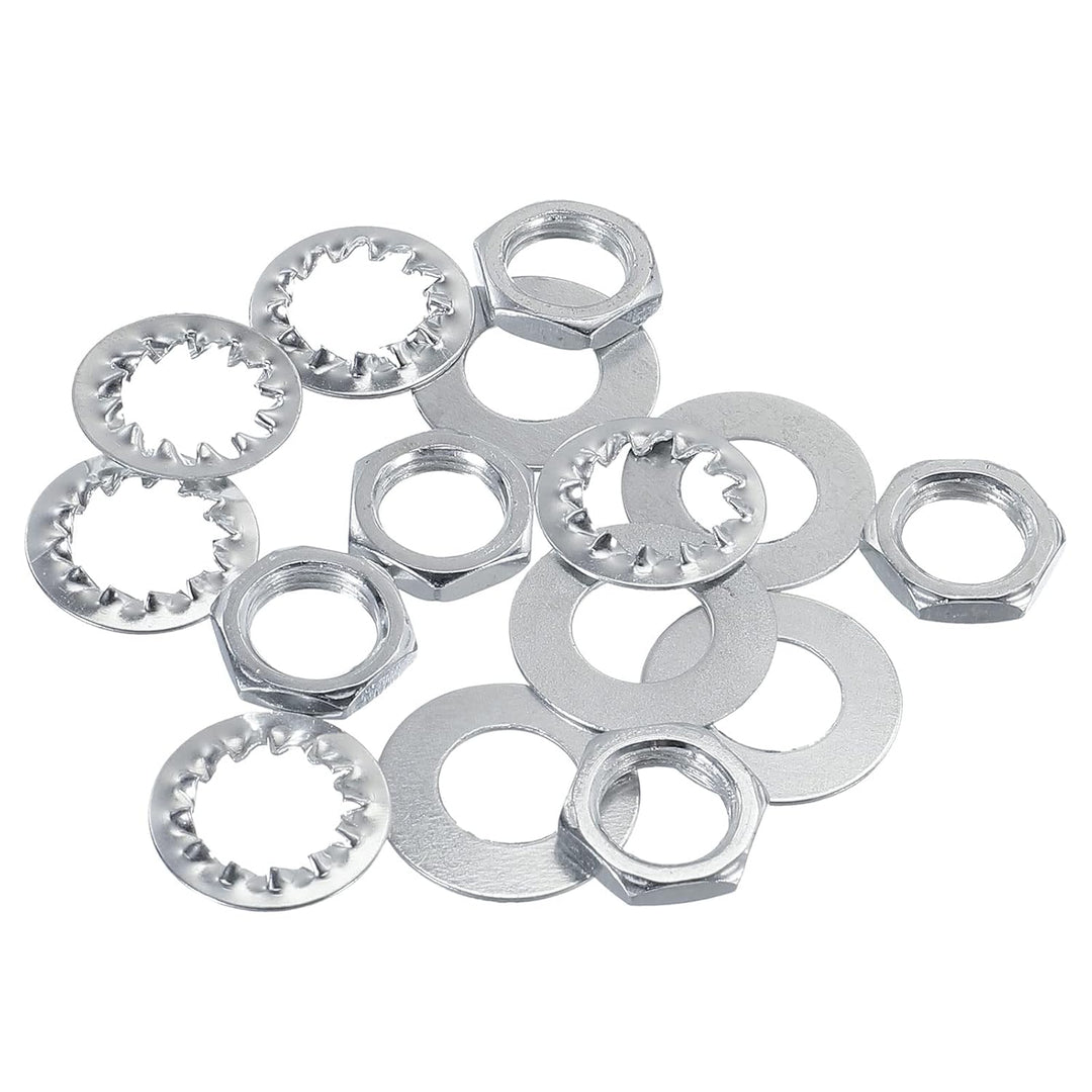 240-Piece Zinc-Coated Lamp Lock Nut and Washer Kit, 1/8 IP - Just Closeouts Canada Inc.