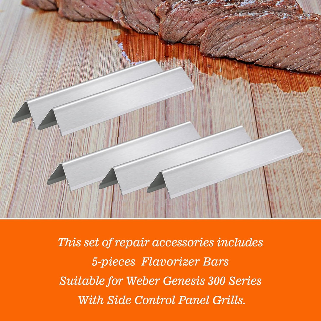 24.5" for Weber Genesis Flavorizer Bars, Fits Genesis 300 Series E310 with Side - Mounted Control Panel Gas Grills(2007 - 2010). - Just Closeouts Canada Inc.