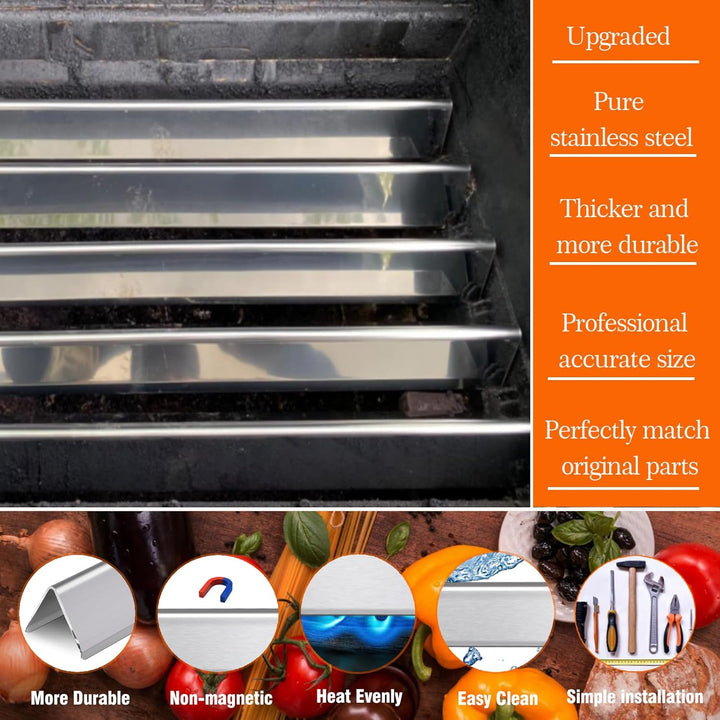 24.5" for Weber Genesis Flavorizer Bars, Fits Genesis 300 Series E310 with Side - Mounted Control Panel Gas Grills(2007 - 2010). - Just Closeouts Canada Inc.