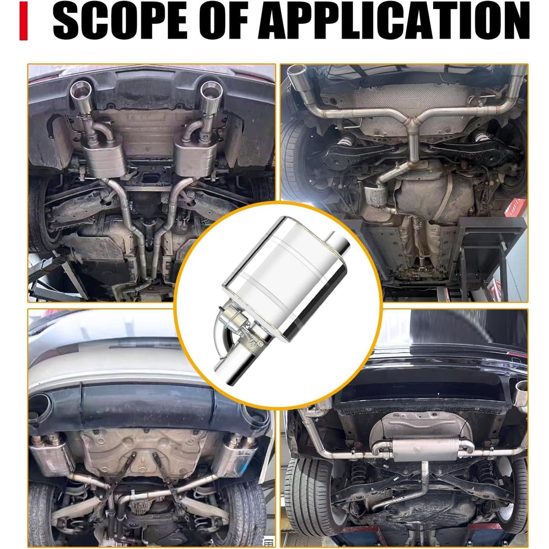 2.5 Inch Valvetronic Exhaust Cutout with Muffler Cat Back Exhaust System Valve Kit (2pcs) - Just Closeouts Canada Inc.