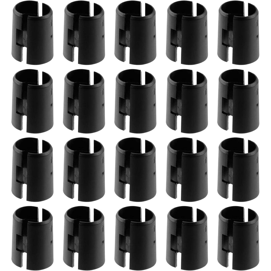 25 Pairs 50 Pack Wire Shelf Clips Wire Shelving Shelf Lock Clips for 3/4" Post - Adjustable Shelving Sleeves Replacement Clips for Wire Shelving System, Fits with Thunder Group, Alera, Metro - Just Closeouts Canada Inc.X003CB9HDV