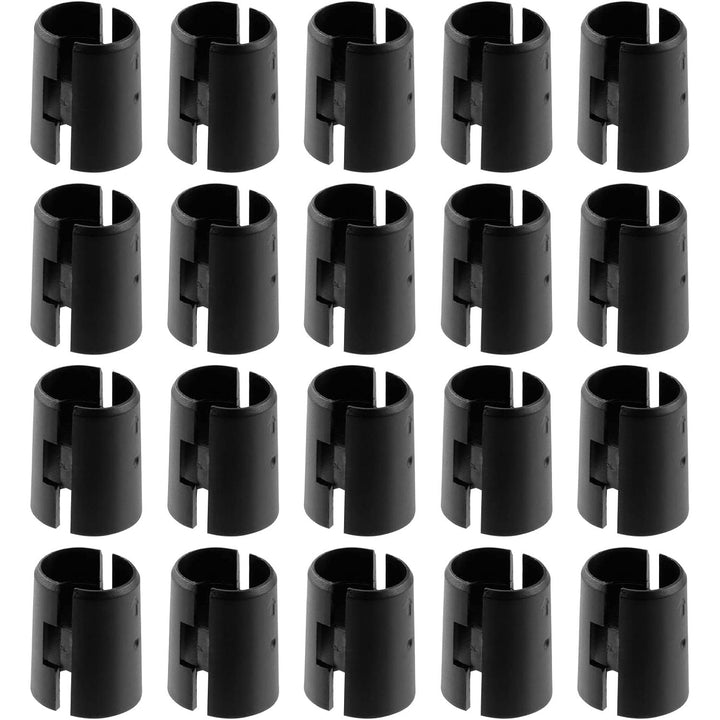 25 Pairs 50 Pack Wire Shelf Clips Wire Shelving Shelf Lock Clips for 3/4" Post - Adjustable Shelving Sleeves Replacement Clips for Wire Shelving System, Fits with Thunder Group, Alera, Metro - Just Closeouts Canada Inc.X003CB9HDV