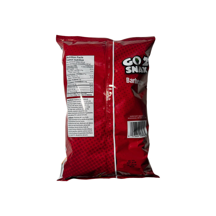 Go2Snax Bbq Potato Chips, 140g