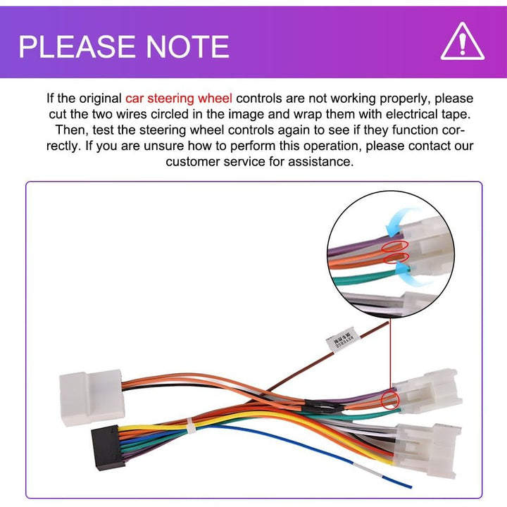 2G 32G Android Car Stereo for Toyota Corolla 2009 - 2013 with Carplay Android Auto 9’’ Touch Screen Car Radio Bluetooth GPS WiFi FM Mirror Link RCA USB SWC + Backup Camera - Just Closeouts Canada Inc.