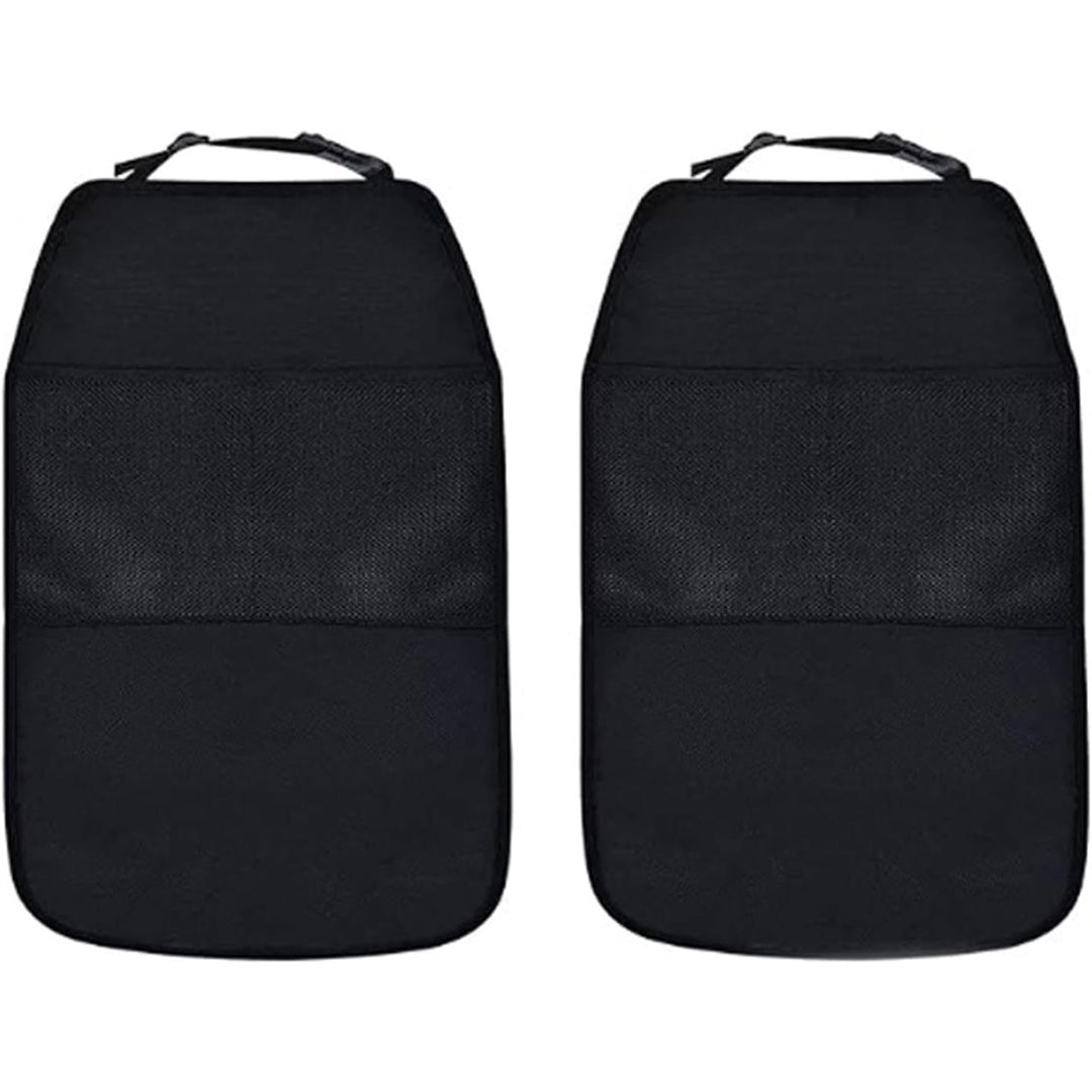 2PCS Car Seat Back Protectors with Adjustable Strap, Waterproof Seat Back Kick Pads for Car Truck SUV Van - Just Closeouts Canada Inc.