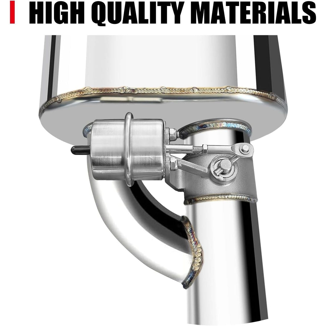 3 Inch Valvetronic Exhaust Cutout with Muffler Cat Back Exhaust System Valve Kit (2pcs) - Just Closeouts Canada Inc.