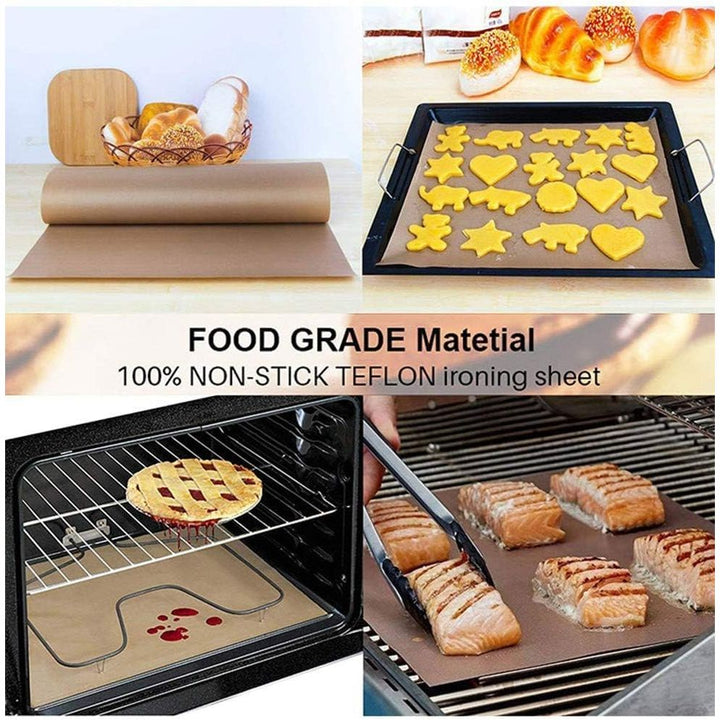 3 Pack PTFE Teflon Sheet for Heat Press Transfer Sheet Non Stick 16 x 20" Heat Transfer Paper Reusable Heat Resistant Craft Mat - Just Closeouts Canada Inc.