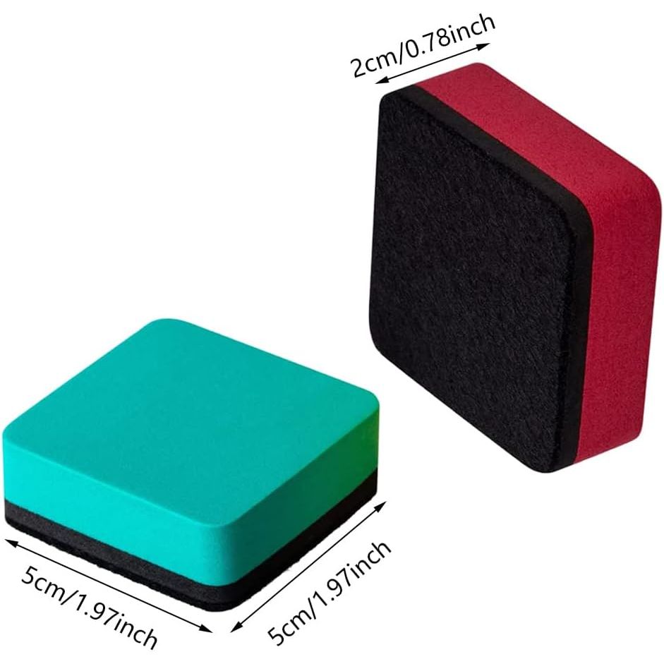 32 Pack 8 Color Magnetic Dry Eraser White Board Erase Chalkboard Bulk Mini Whiteboard Cleaner for Kids Students Teachers at Classroom Office Home Classroom School - Just Closeouts Canada Inc.