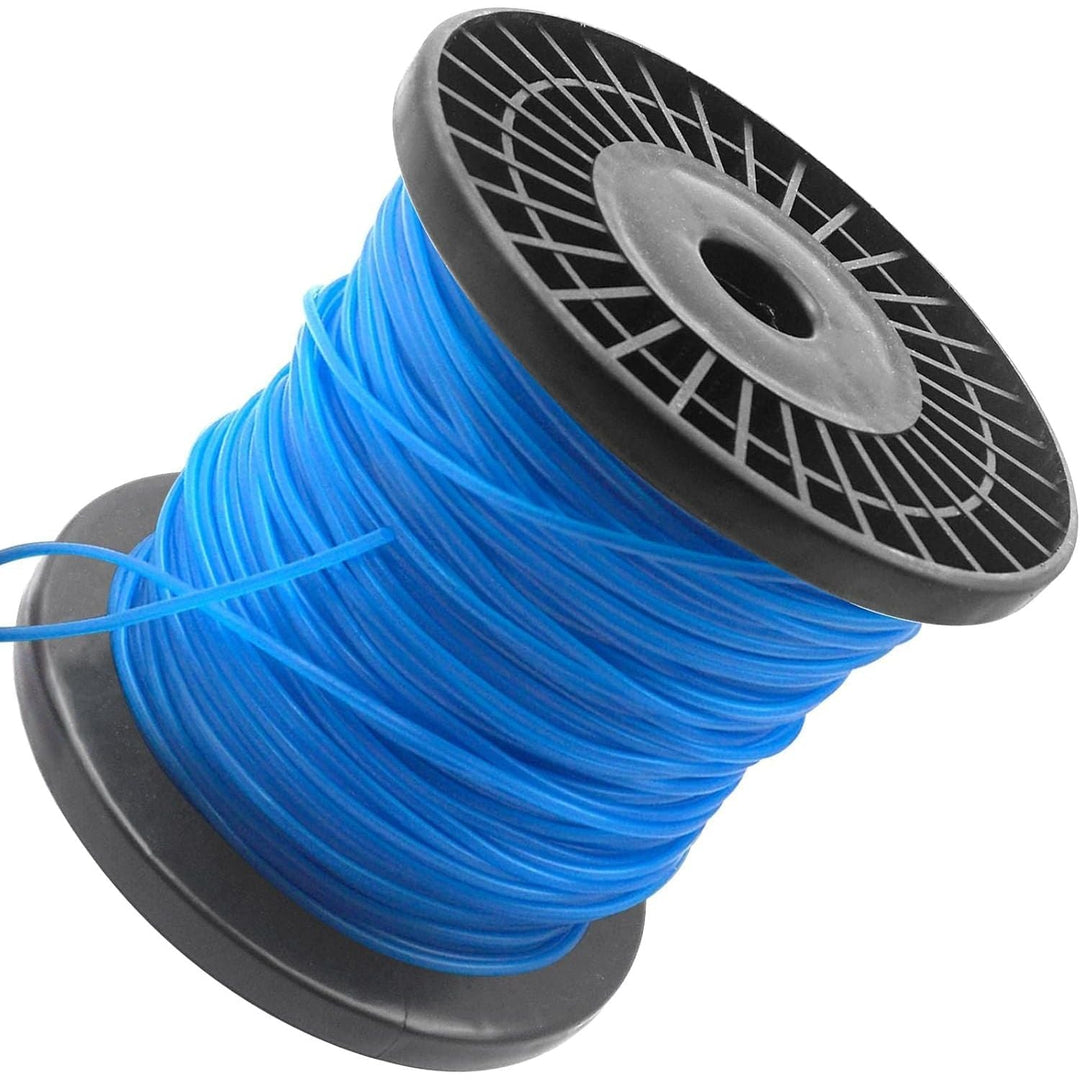 328ft String Trimmer Line Spool .065" (1.6mm) Blue Nylon Strimmer Cord for Garden Maintenance & Lawn Trimming Round Trimmer Line Fil Pour Debroussailleuse with Handy Storage Reel - Just Closeouts Canada Inc.