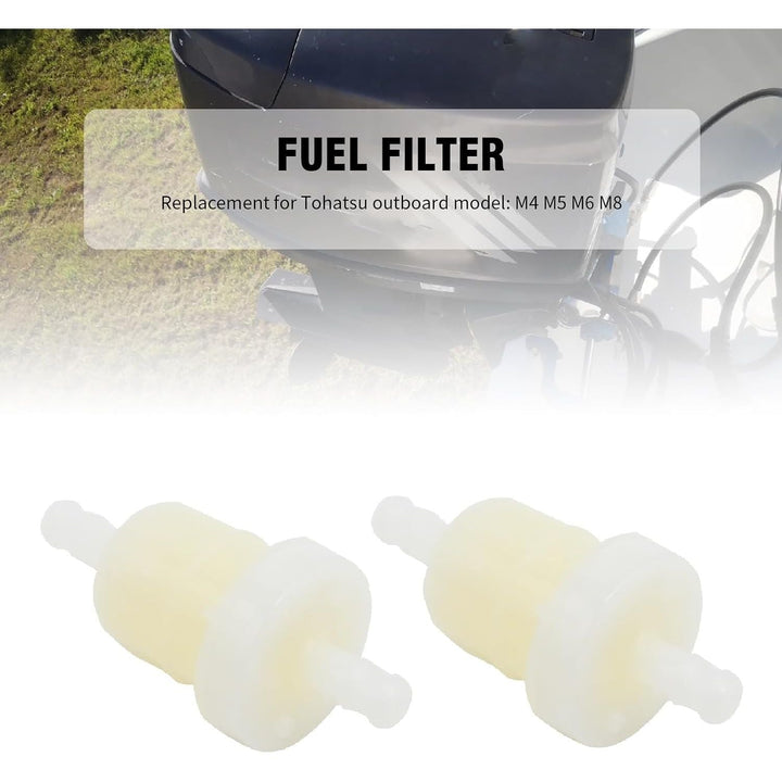 35-16248 Inline Fuel Filters for Compatible Outboard Motors, 2-Pack - Just Closeouts Canada Inc.