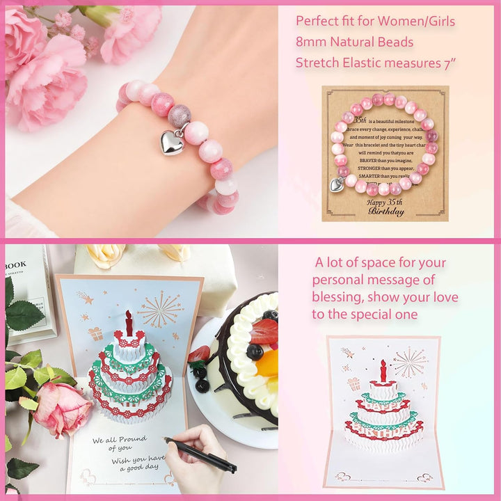 35th Birthday Gifts for Women Her, 35 Year Old Women Birthday Gifts, Happy 35th Birthday Basket Gifts Box for Best Friends Female Daughter Sister Her Girlfriend Coworker Bestie Women Birthday Unique - Just Closeouts Canada Inc.X0045XHLA1