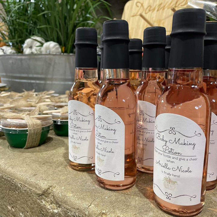 36 Pack Small Glass Bottle, 3oz/100ml Glass Woozy Bottle, Empty Mini Hot Sauce Bottles, Clear Liquor Wine Bottles with Shrink Capsule, Black Screw Caps, Dripper Insert - Just Closeouts Canada Inc.