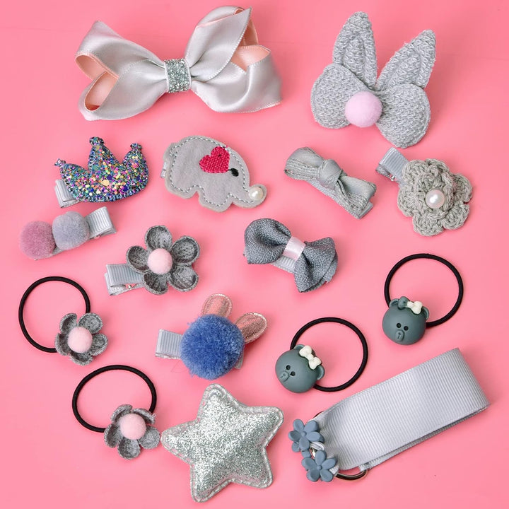 37 PCs Baby Girl's Hair Clips Accessories, Easter Gifts for Girls with 6 Gift Bags, Easter Eggs Stuffers - Just Closeouts Canada Inc.810046821312