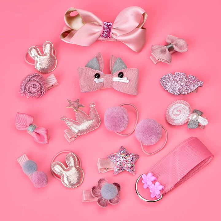 37 PCs Baby Girl's Hair Clips Accessories, Easter Gifts for Girls with 6 Gift Bags, Easter Eggs Stuffers - Just Closeouts Canada Inc.810046821312