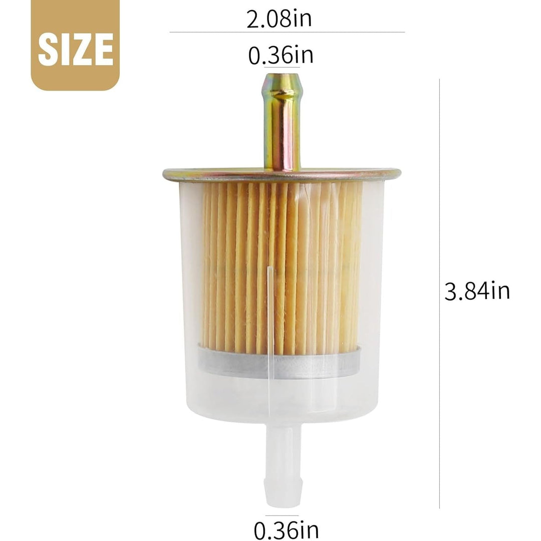 3/8" Universal Fuel Filters Industrial Tractors Cars Trucks Motorcycles Gas Powered Engine Inline Gas Fuel Line 10 Pack - Just Closeouts Canada Inc.
