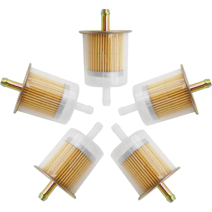 3/8" Universal Fuel Filters Industrial Tractors Cars Trucks Motorcycles Gas Powered Engine Inline Gas Fuel Line 10 Pack - Just Closeouts Canada Inc.