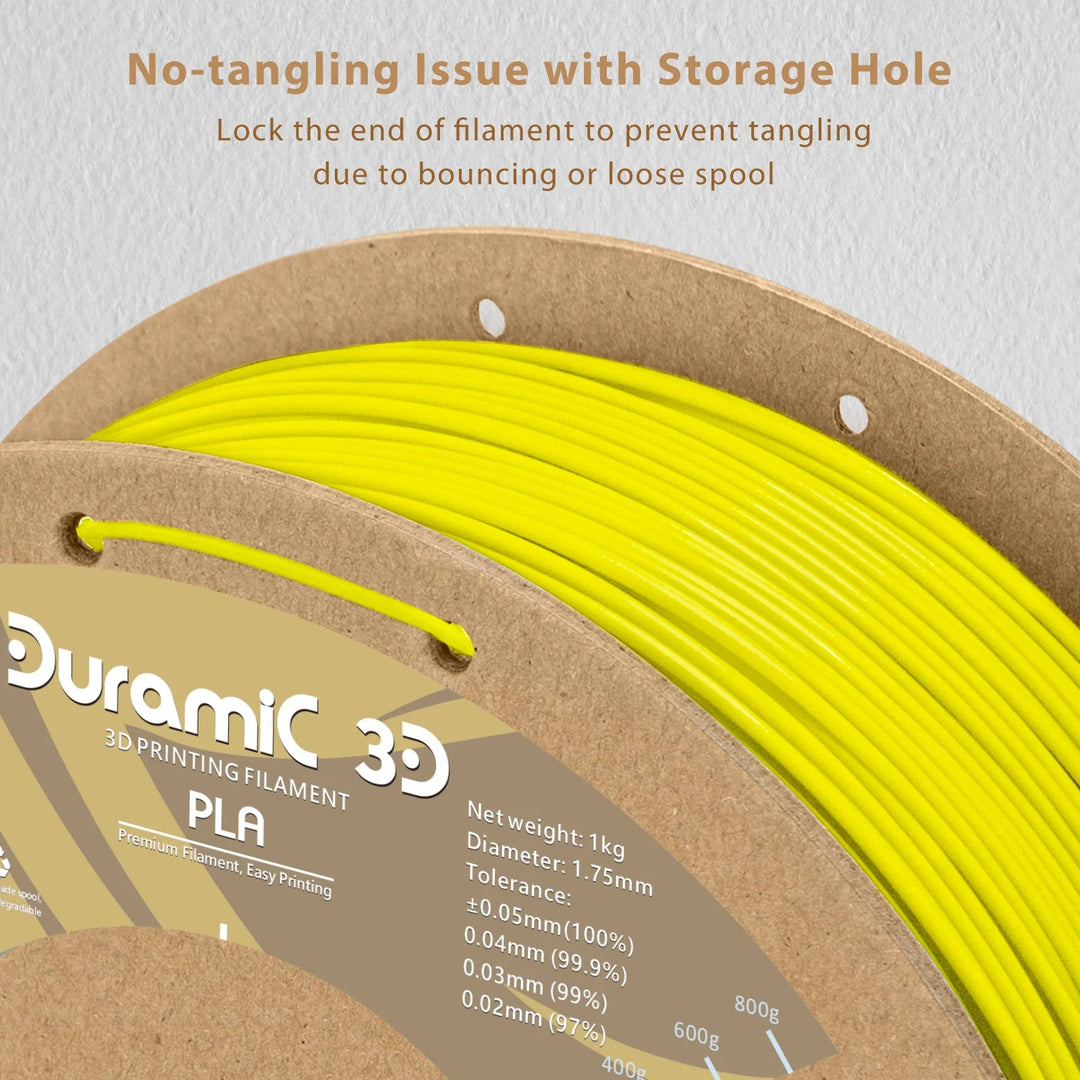 3D PLA Filament 1.75mm , 3D Printing Filament 1kg Spool(2.2lbs), No - Tangling No - Clogging Dimensional Accuracy +/ - 0.05 mm, Consistent Performance for 3D Printer - Just Closeouts Canada Inc.