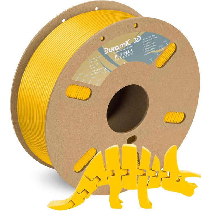 3D PLA Plus (PLA+) Filament 1.75mm Yellow 1kg, 3D Printer Filament Tough PLA Pro 8 Times Strength, Cardboard Spool 3D Printing Filament PLA + Dimensional Accuracy 99% +/ - 0.03 mm - Just Closeouts Canada Inc.