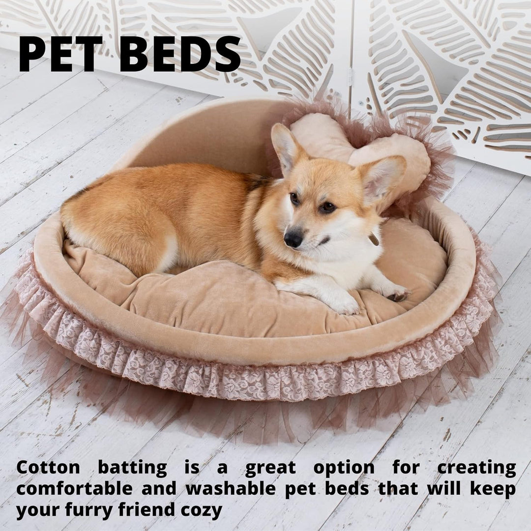 3PCS Cotton Batting for Quilting 101 x 101 cm Quilting Batting for Upholstery Cotton for Sewing - Just Closeouts Canada Inc.