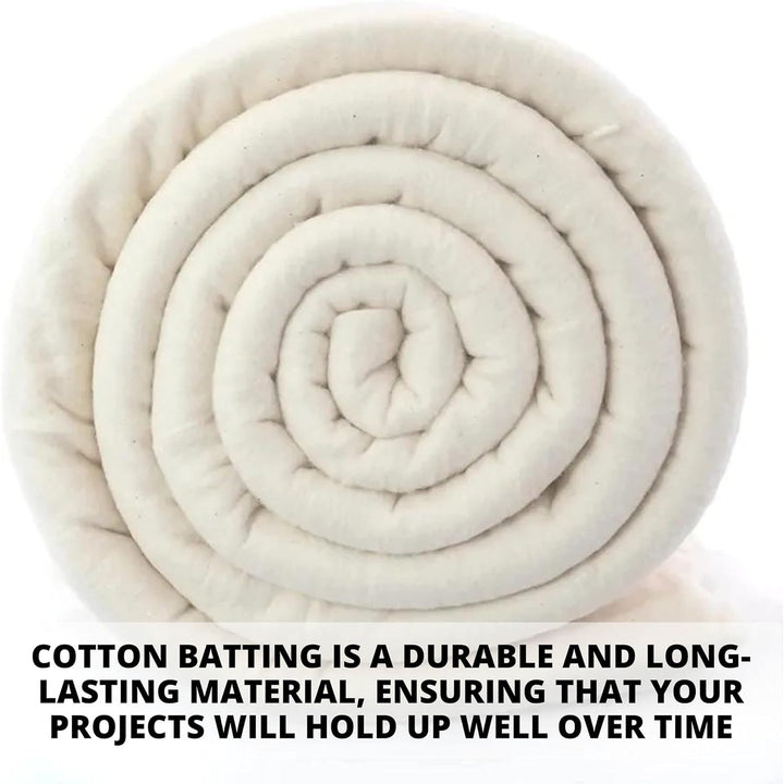 3PCS Cotton Batting for Quilting 101 x 101 cm Quilting Batting for Upholstery Cotton for Sewing - Just Closeouts Canada Inc.