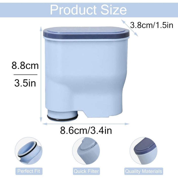 4 Pack Espresso Coffee Machine Water Filter Replacement Compatible with Philips Saeco AquaClean CA6903 / 10/00 / 01/22 / 47 (4pack) - Just Closeouts Canada Inc.