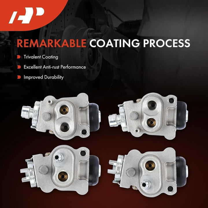 4-Piece Front Brake Wheel Cylinder Set for Honda FourTrax 300 TRX300FW 4x4 - Just Closeouts Canada Inc.