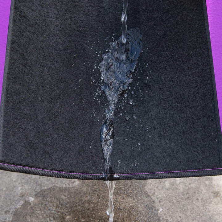4-Piece Purple and Black Waterproof Car Floor Mat Set - Just Closeouts Canada Inc.