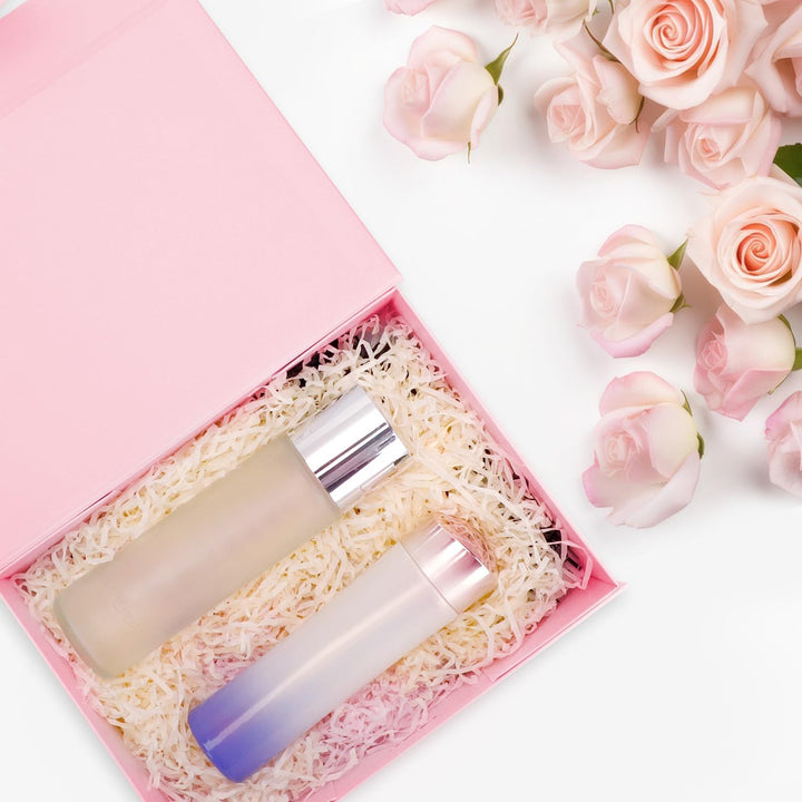 4 Pink Magnetic Gift Boxes with Ribbons, 9 × 6.7 × 2.8 in - Just Closeouts Canada Inc.